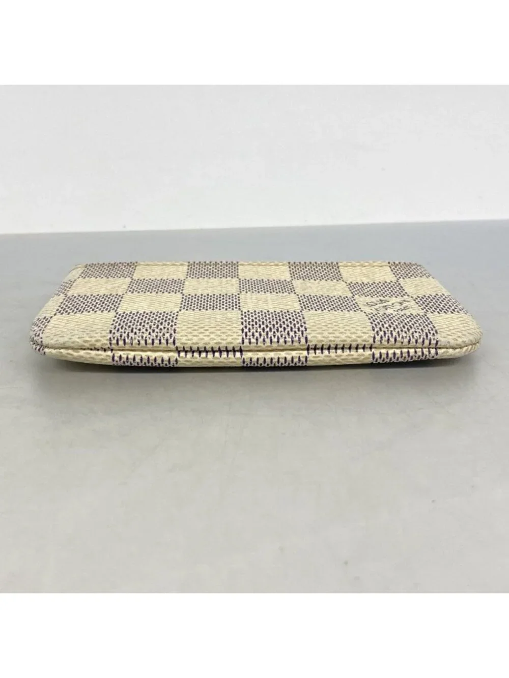 Louis Vuitton Coin Case Damier Azur Pochette Cles White